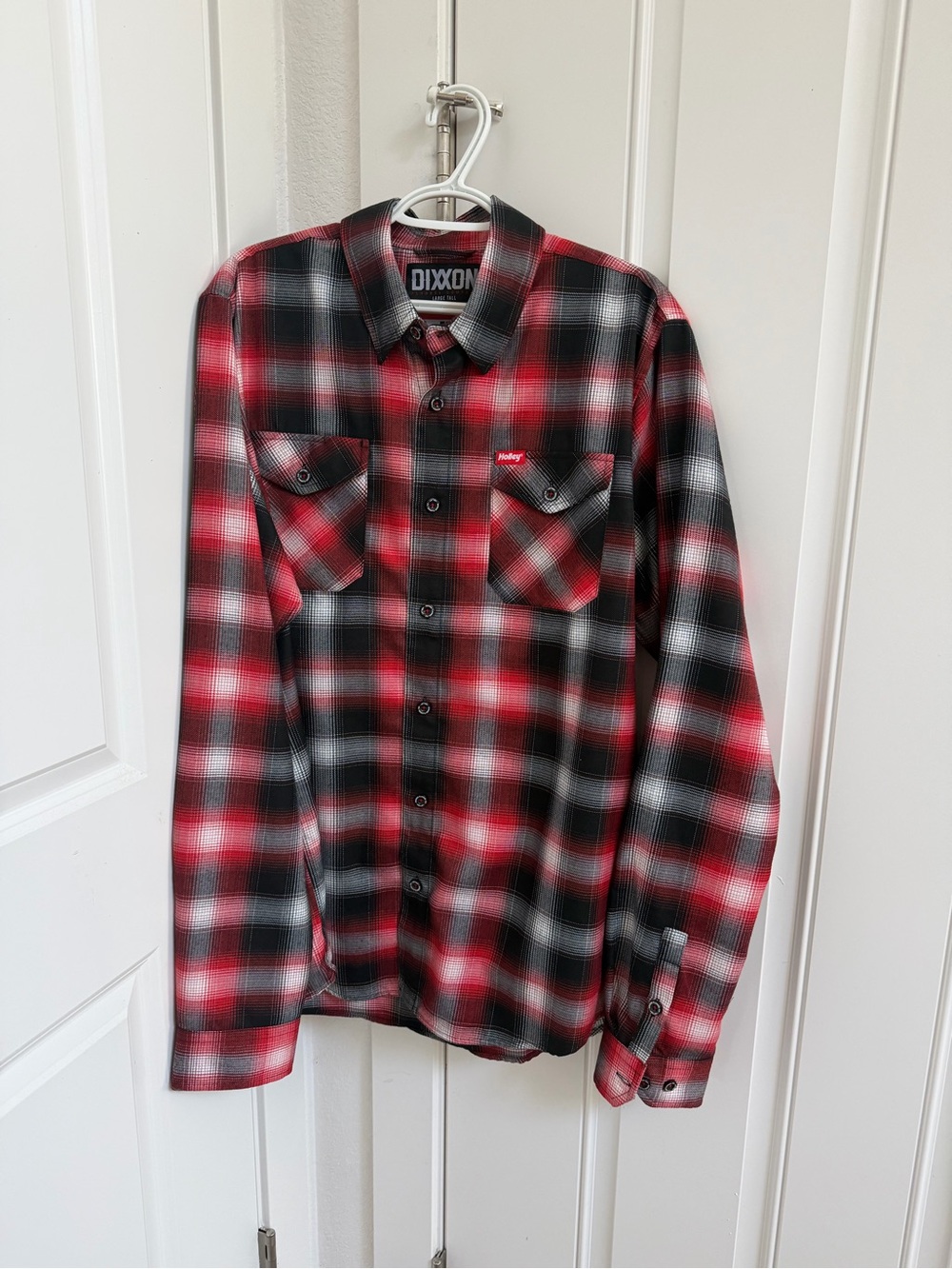 Dixxon Holley Collab Limited Edition- Plaid Flannel Shirt - Men's Button-Up